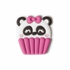 Aplique Panda Coopcake Emborrachado (kit 3un)