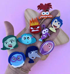 Aplique Rostinho Divertidamente Acrílico (un)