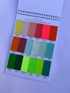 Imagem do Catálogo (Capa Personalizada) Sanding 21,5x15cm com mais de 100 Cores (prazo envio até 6 dias úteis)