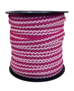 Fita Passamanaria Zig zag Tons de Rosa (13mm) (1 metro)
