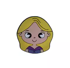 Aplique Rosto Princesa Rapunzel Emborrachado (3un)