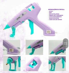Pistola Princess Grande - com Bico Extra (Fino) Bivolt 80w