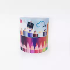 Kit Fita Gorgurão Sinimbu Estampada Escolar 38mm - 2 Modelos (2m cada)