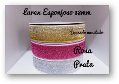 Lurex Esponja 38mm (1 metro) - comprar online