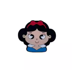 Aplique Rosto Princesa Branca de Neve Emborrachado (3un)