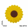 Aplique Girassol Amarelo (M) Emborrado mod23 (3un)