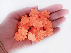 Imagem do Flor Tecido Prensada 2cm (kit 20un)