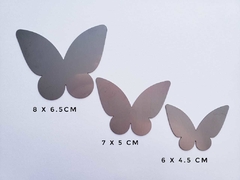 Molde Borboleta modelo N001 ( kit 3un )