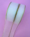 Fita Lurex Furta Cor Borda Dourada (5 metros)
