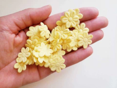 Flor Tecido Prensada 2cm (kit 20un) - comprar online