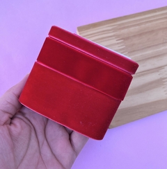 Kit Fita Veludo Sanding Vermelho 3 Larguras (1 metro cada)