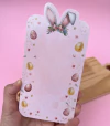 Tag Feliz Páscoa mod 24 9x18cm Laminado Frente papel 300g