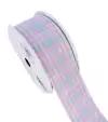 Fita Princess Xadrez Cand Rosa/Azul 38mm (1 metro)
