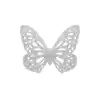 Aplique Borboleta vazada Trasnparente Glitter emborrachada (kit 3un)