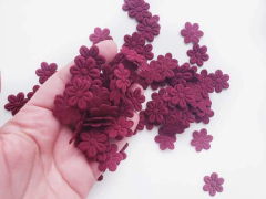 Imagem do Flor Tecido Prensada 2cm (kit 20un)
