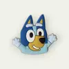 Aplique Cachorro Bluey E Bingo Azul emborrachado (3un)