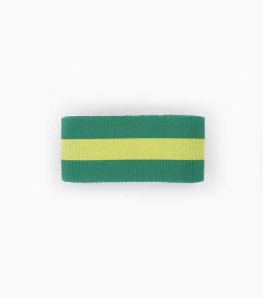 Fita Tecido Verde e Amarela 38mm (2 metros)