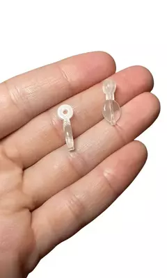 Adaptador de pingente tipo Silicone trasnparente (5un)