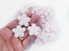 Florzinha Felpuda Glitter 3cm (3un) na internet
