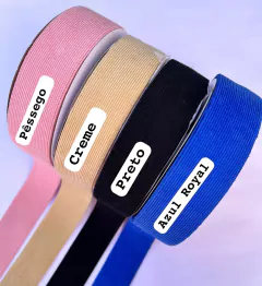 Fita Tecido Veludo Cotelê 38mm n9 (1metro) - loja online