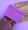 Kit Fita Trabalhada Rosa Médio Mod 22 40mm/10mm (1 metro cada)