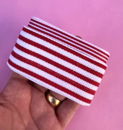 Kit fita Listrada Vermelha Sinimbu mod25 2 tamanhos (2 mt cada)