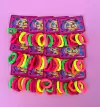 Mini Xuxinha Macia Cores Neon (Pct72un) Tamanho Pequeno (3,5cm)