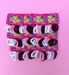 Mini Xuxinha Macia Rosa,Branca,preta (Pct72un) Tamanho Pequeno (3,5cm)