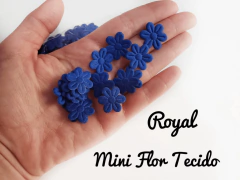 Flor Tecido Prensada 2cm (kit 20un) - comprar online