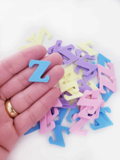 Letra Acrilica Cand Colors Sortidas 2cm (kit 2un) - comprar online