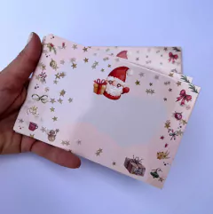 Tag Faixa Natal 15x10cm Papel 300g Laminado Frente
