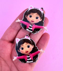 Aplique Acrílico Plano Gabby Braços abertos (2un)