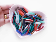 Fecho Canudo Para Tubo Pulseira 6mm Cores Sortidas (10un)