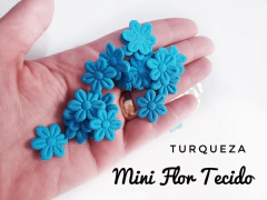 Flor Tecido Prensada 2cm (kit 20un) na internet