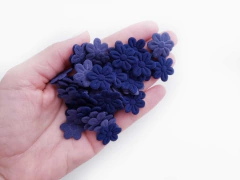 Flor Tecido Prensada 2cm (kit 20un) na internet