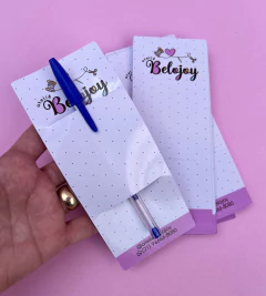 Tag Caneta 17x7cm Personalizada Lamina Frente Papel 240g 50un