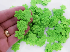 Flor Tecido Prensada 2cm (kit 20un) - loja online