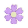 Aplique Flor Pesponto Pétala Coração Emborrachada (3un) - Fitas e Laços da Fê | 10x Sem Juros no Cartão de Crédito, Junte Pontos e Troque por Cashback