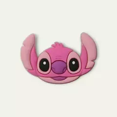 Aplique Rostinho Angel rosa Stitch Emborrachado (3un)