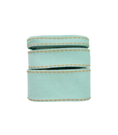 Kit Fita Sinimbu Jeans Verde (3 tamanhos) - 2 Metros de Cada