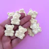 Aplique Ursinho Aveludado Creme 3cm (3un)