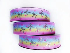 Gorgurão Estampado Laço Holográfico 38mm (1 Metro)