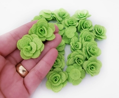 Flor Tecido P (kit 5un) na internet