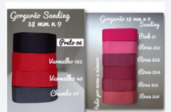 Gorgurão 38mm Sanding 10m - Fitas e Laços da Fê | 10x Sem Juros no Cartão de Crédito, Junte Pontos e Troque por Cashback