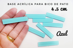 Base Acrilica p/ Bico pato 4,5cm (un) - Fitas e Laços da Fê | 10x Sem Juros no Cartão de Crédito, Junte Pontos e Troque por Cashback