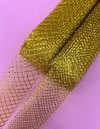 Crinol 38mm Dourado com Lurex 38mm (1 metro)