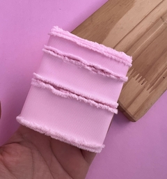 Kit Gorgurão desfiado Yama 3 Larguras Rosa bebê (1 metro de cada) - comprar online