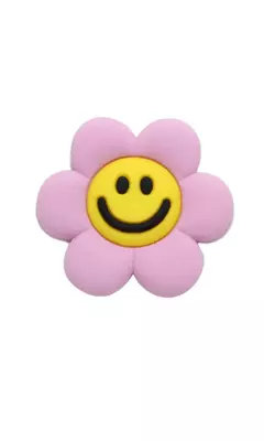 Aplique Flor Emogi Rosa emborrachado mod24 (3un)