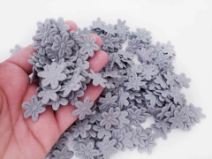 Flor Tecido Prensada 2cm (kit 20un) na internet