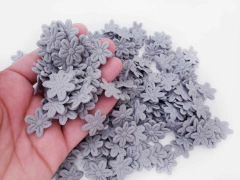 Imagem do Flor Tecido Prensada 2cm (kit 20un)